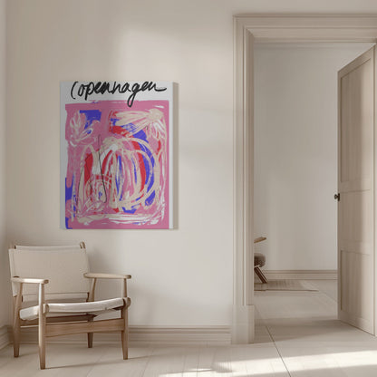 Wall art Copenhagenabstract5 Size24x36