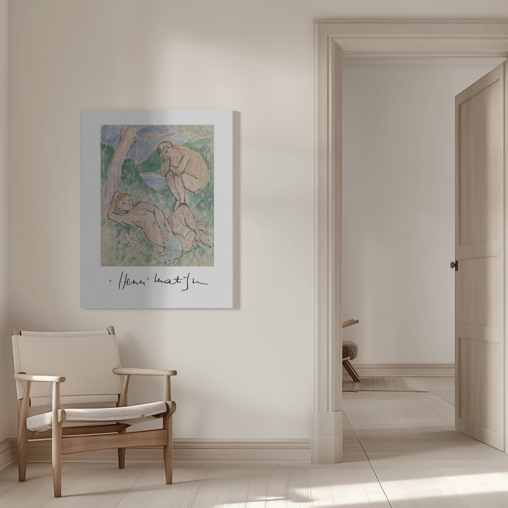 Wandbild Baigneurs