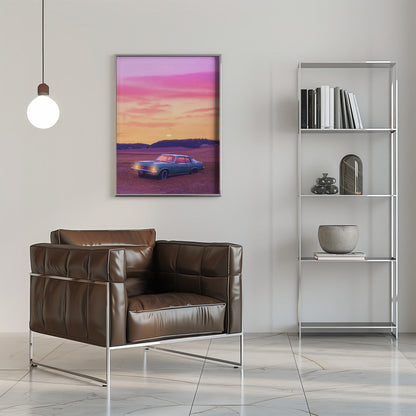 Wandbild „Heitere Aussicht“. Autoliebhaber