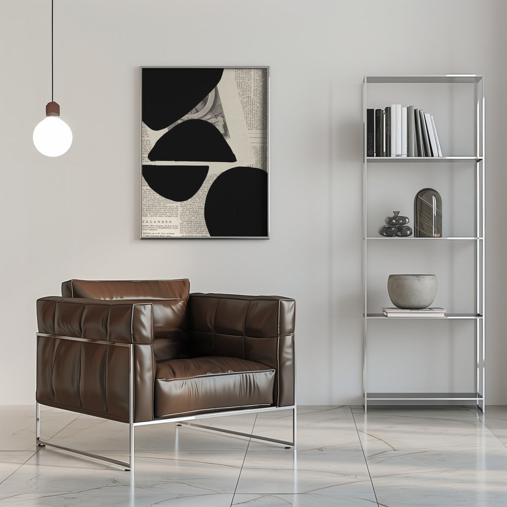 Wandbild Abstrakt Papier VIII