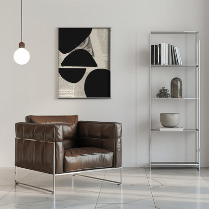 Wandbild Abstrakt Papier VIII