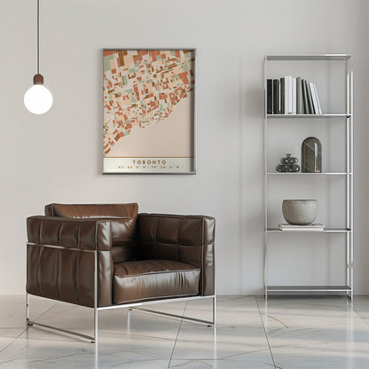 Wandbild Schwarze Karten Erdtöne 89 Leinwand