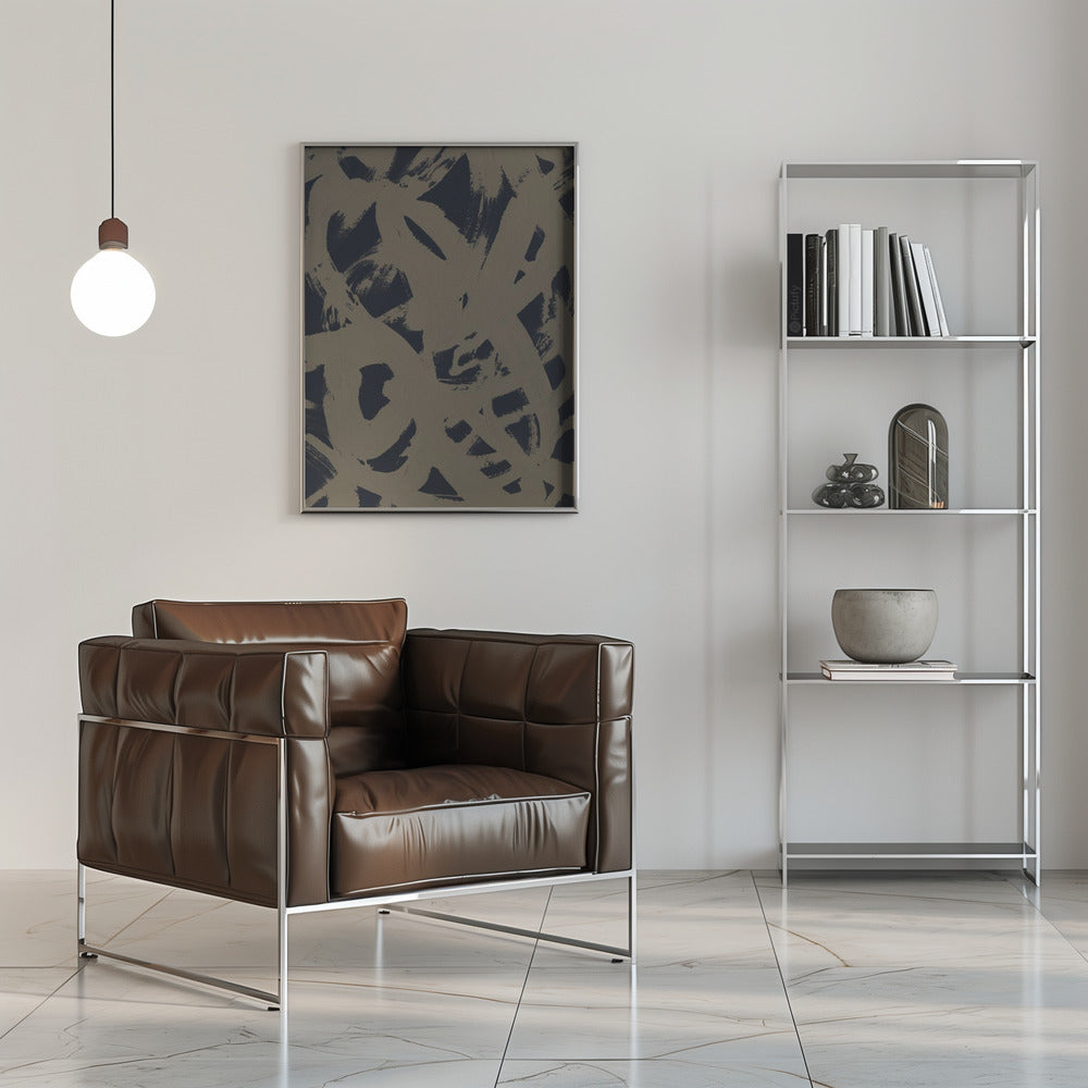 Wandbild Abstrakte Pinselstriche 399Y