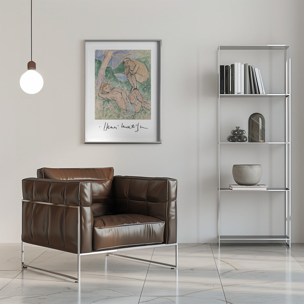 Wandbild Baigneurs