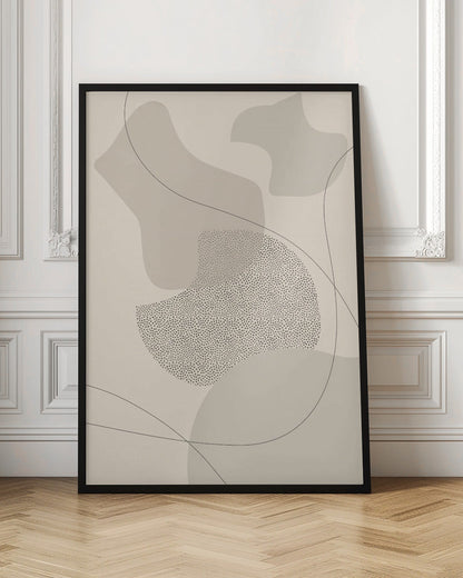 Wandbild Mid-Century Modern Nr. 2 | braun