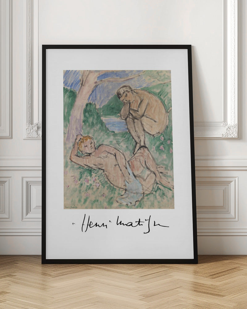 Wandbild Baigneurs