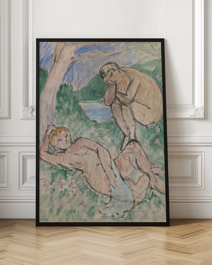 Wandbild Baigneurs