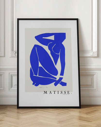 Wandbild Nudo Blu III 1952 Boarder