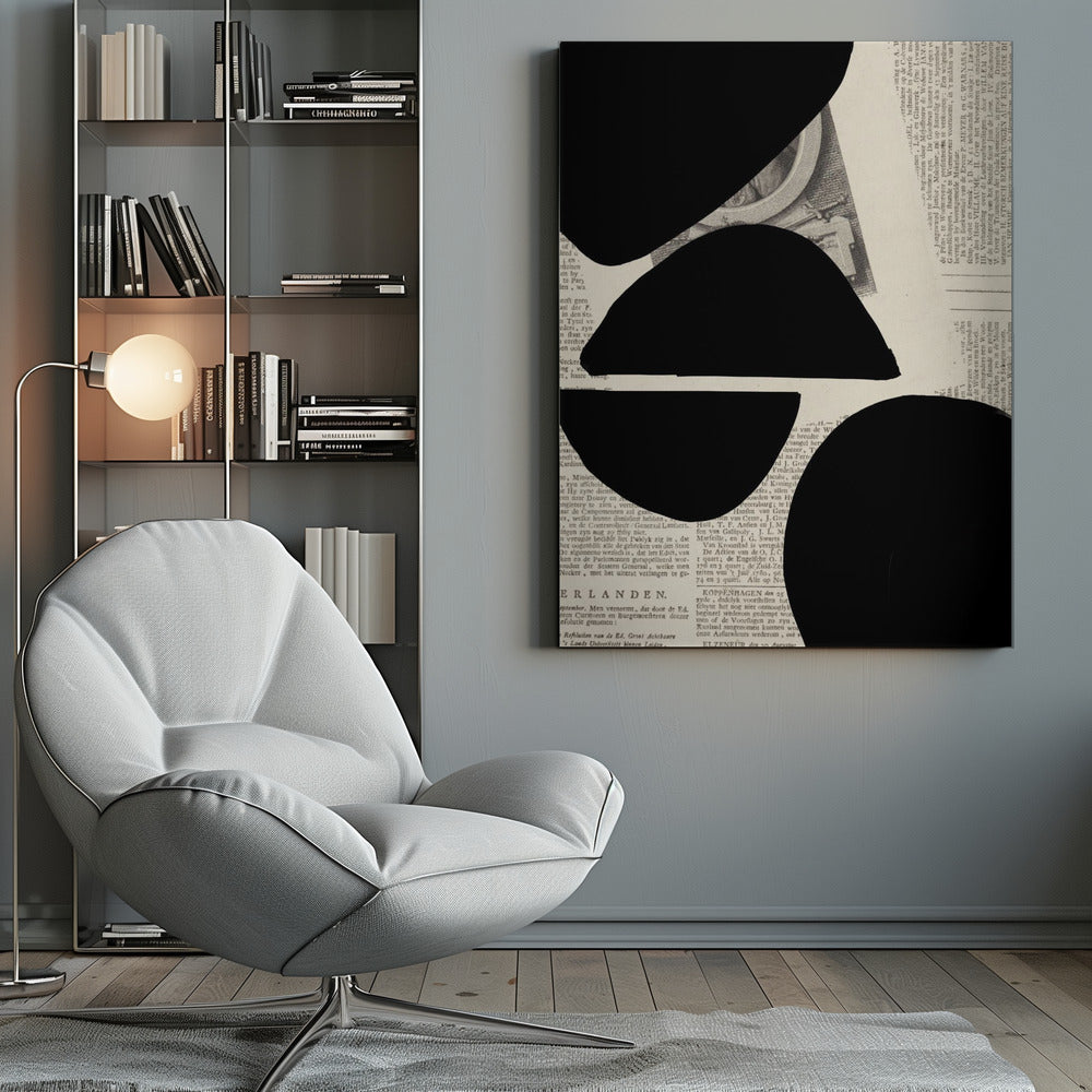 Wandbild Abstrakt Papier VIII