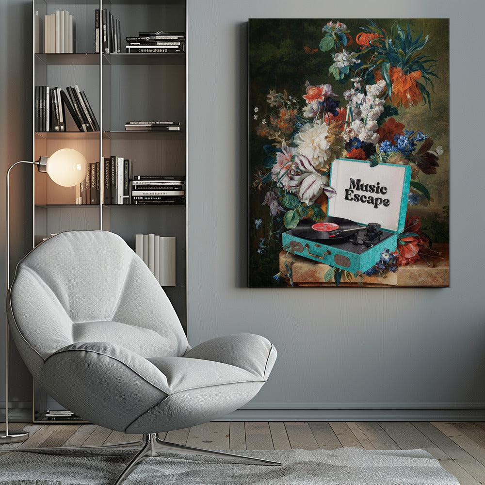 Wandbild Musik Flucht Leinwandbild