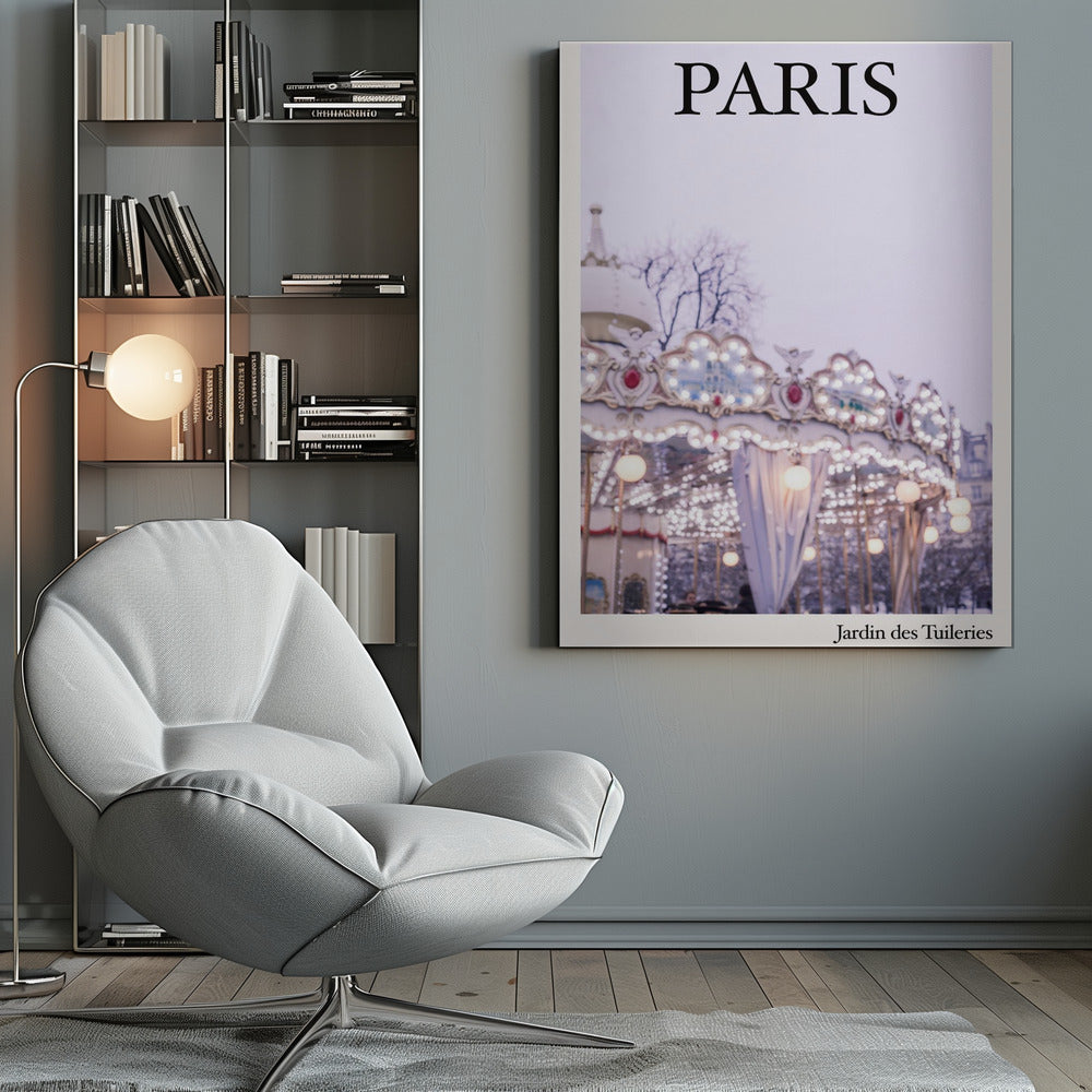 Wandbild Parisjardin Ratioiso Leinwandbild