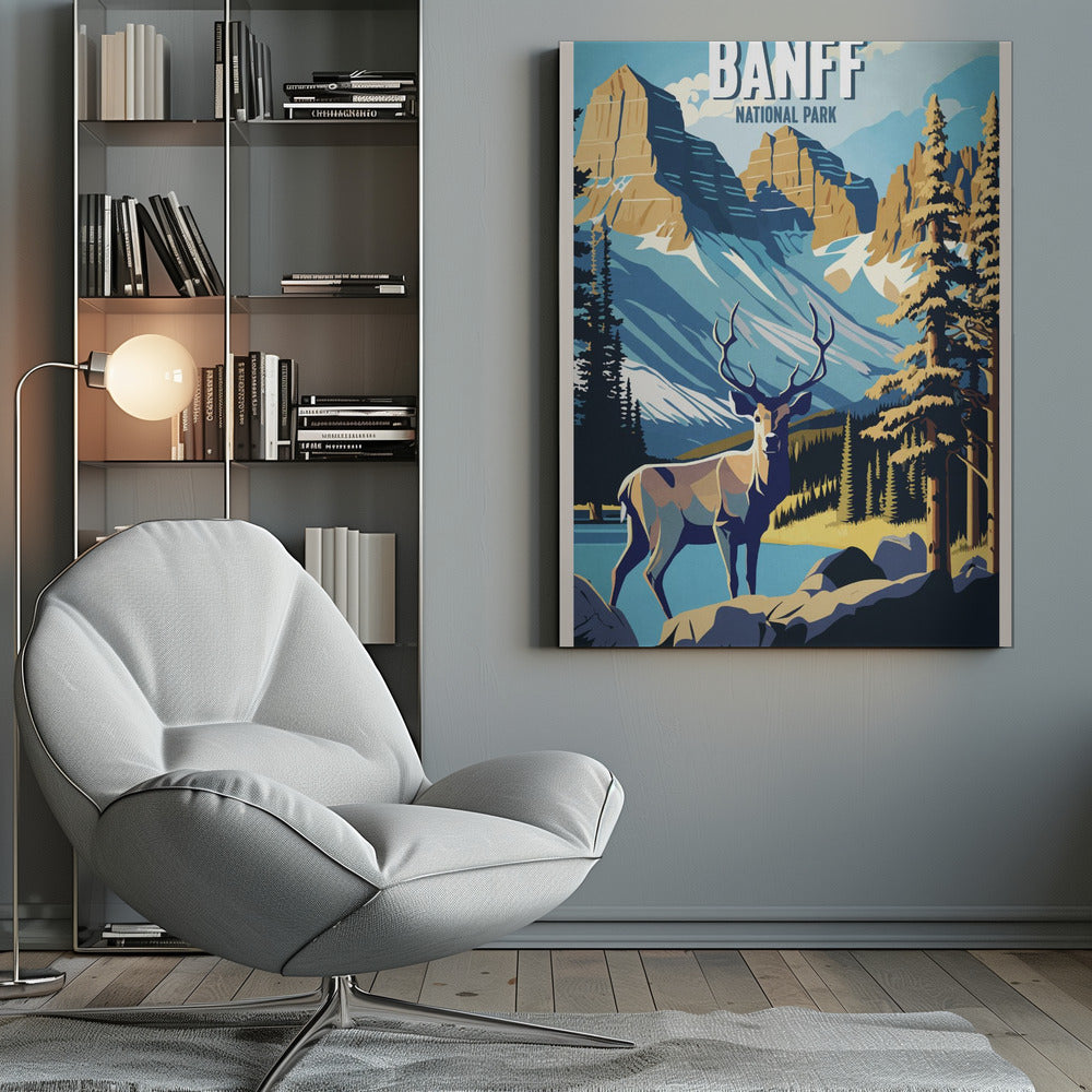 Wandbild Nationalpark Banff