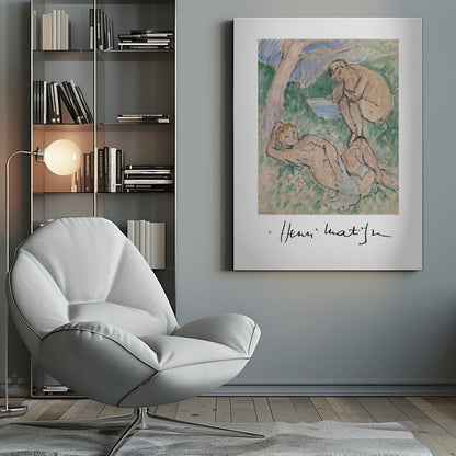 Wandbild Baigneurs