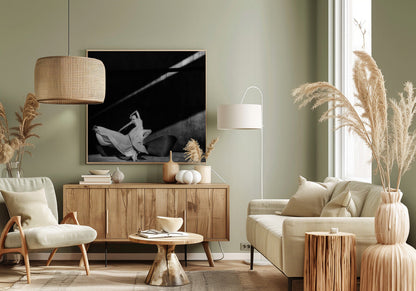 Wandbild Tanzen mit dem Licht