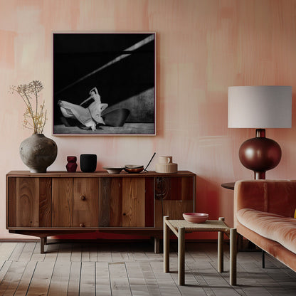 Wandbild Tanzen mit dem Licht