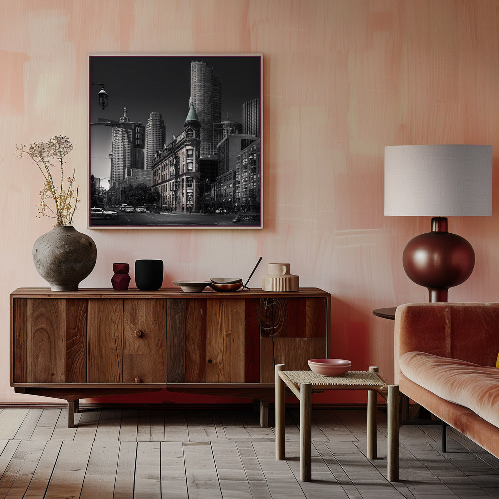 Wandbild Canadian Flatiron Leinwand-Wandbild