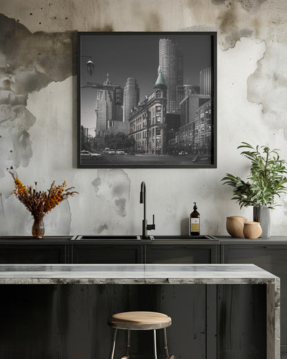 Wandbild Canadian Flatiron Leinwand-Wandbild