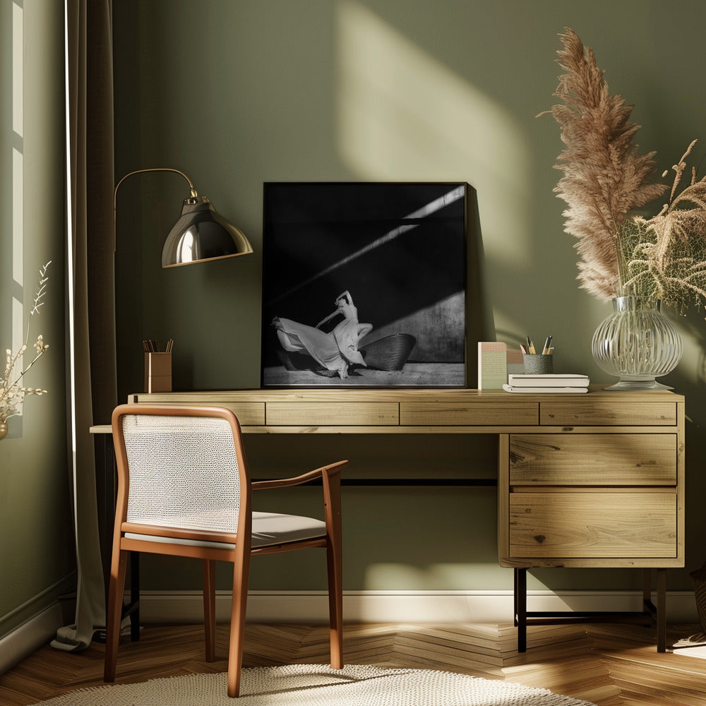 Wandbild Tanzen mit dem Licht