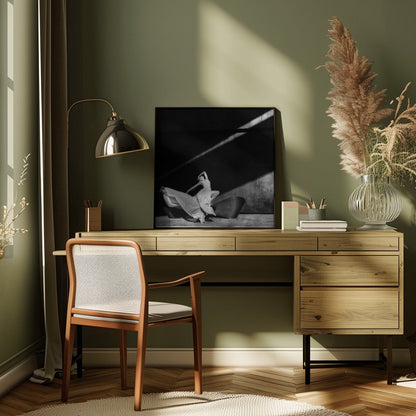 Wandbild Tanzen mit dem Licht