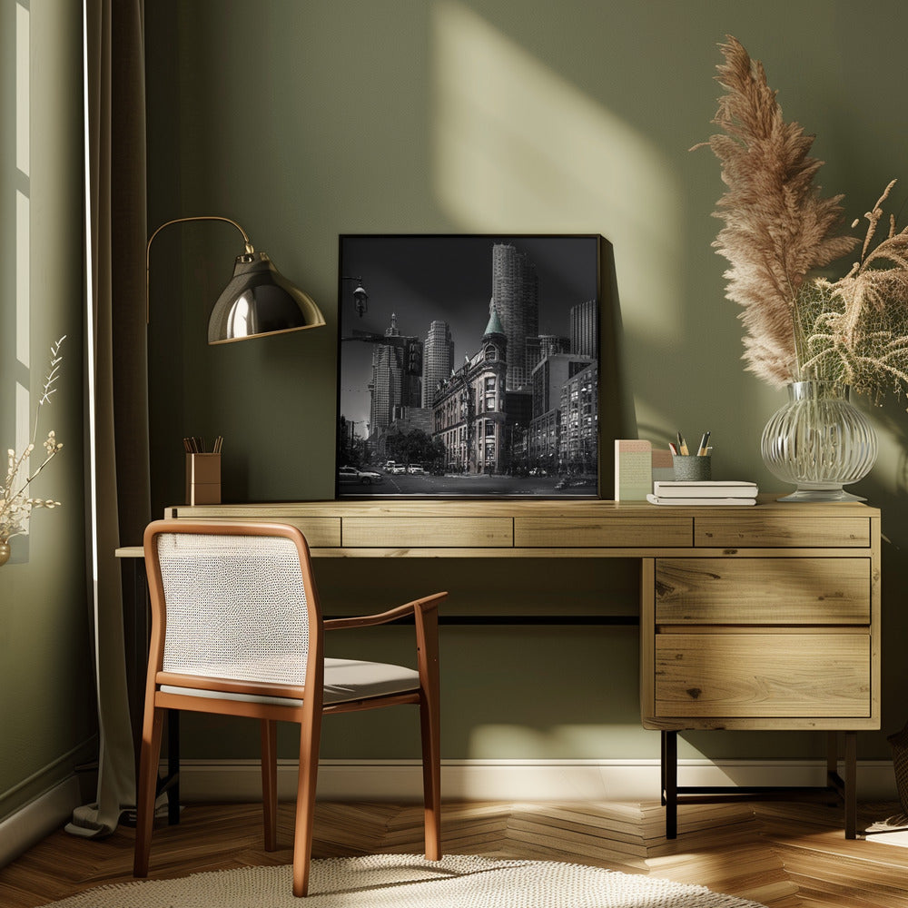 Wandbild Canadian Flatiron Leinwand-Wandbild