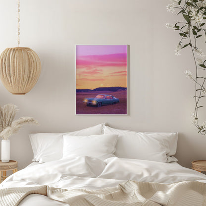 Wandbild „Heitere Aussicht“. Autoliebhaber