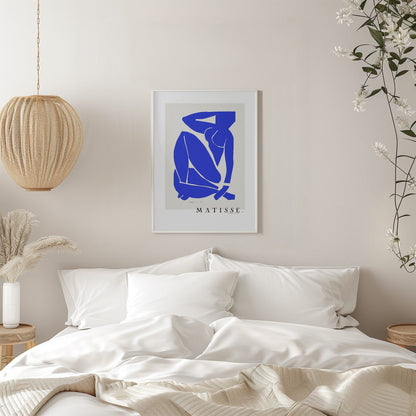 Wandbild Nudo Blu III 1952 Boarder