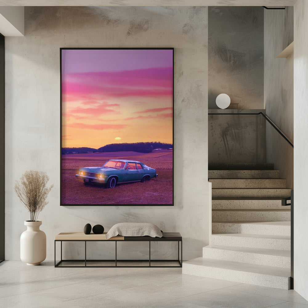 Wandbild „Heitere Aussicht“. Autoliebhaber