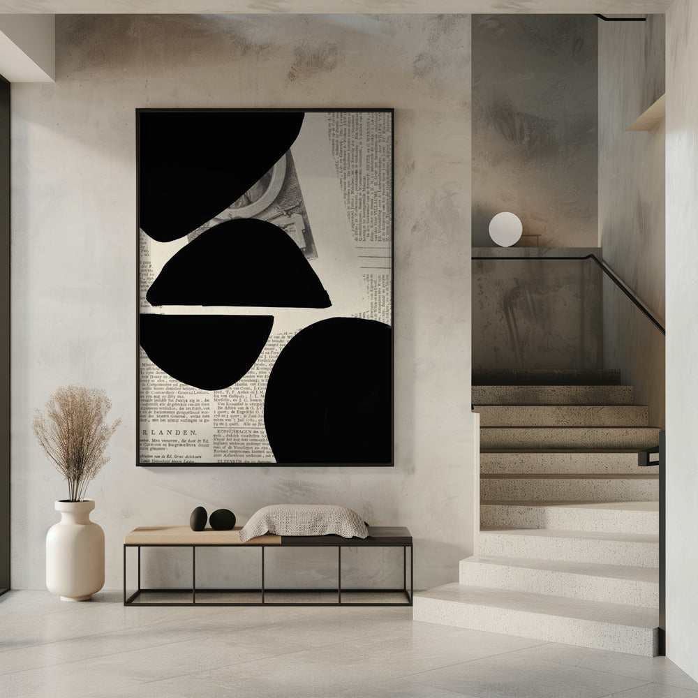 Wandbild Abstrakt Papier VIII