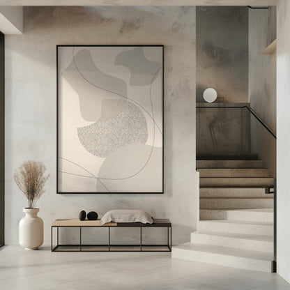 Wandbild Mid-Century Modern Nr. 2 | braun