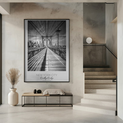 Wandbild NEW YORK CITY Brooklyn Bridge