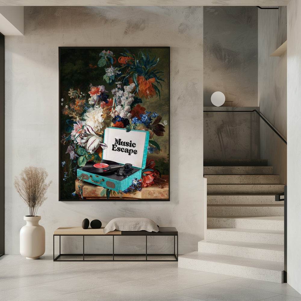 Wandbild Musik Flucht Leinwandbild