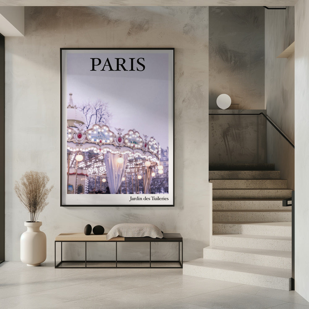 Wandbild Parisjardin Ratioiso Leinwandbild