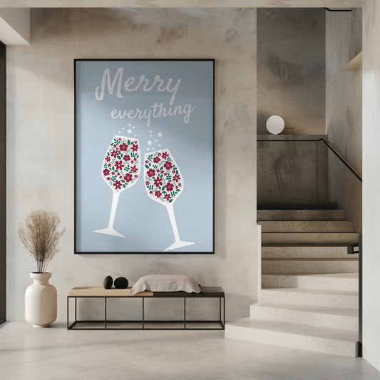 Wandbild „Merry Everything“ (Leinwanddruck)