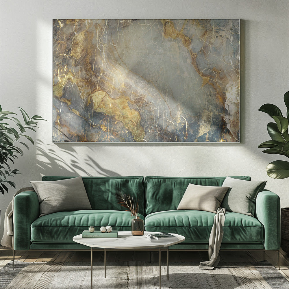 Wandbild Abstrakte Marmorkunst Illustration 02