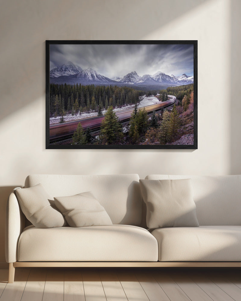 Wandbild Schnellzug