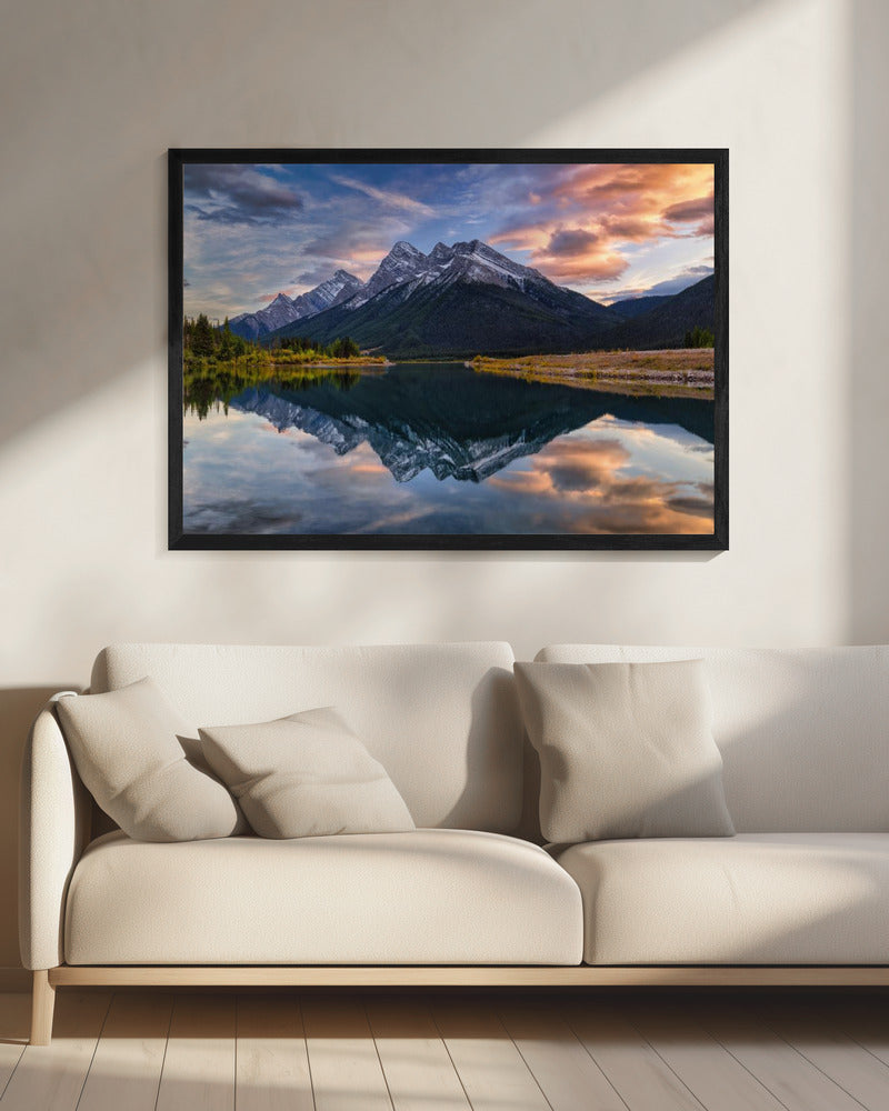 Wandbild Goat Pond Alberta