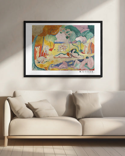 Wandbild La Joie De Vivre, mit Rahmen