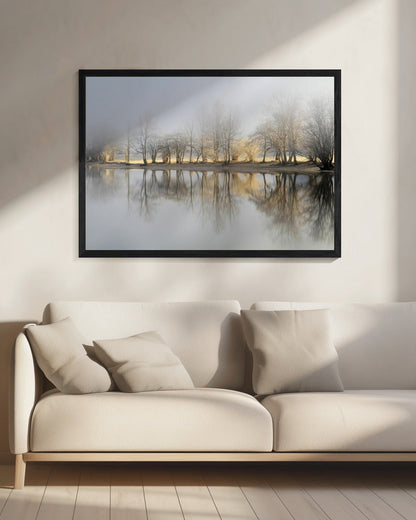 Wandbild Januar Morgen