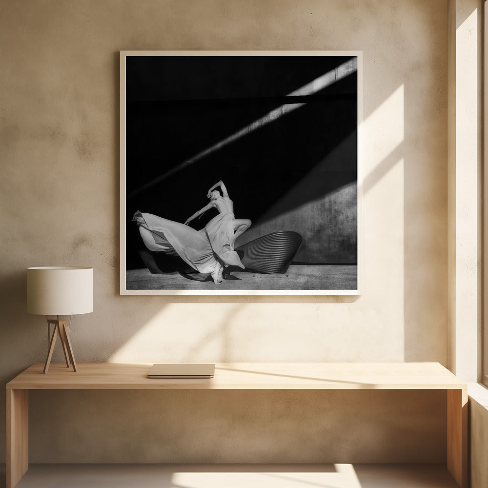 Wandbild Tanzen mit dem Licht