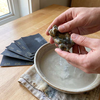 Soapstone Carving Kit - Make 3D Art 🦉🐢🐈 Choose Your Animal