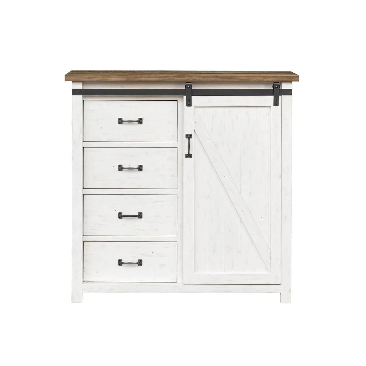 Preston 4 Drawer Chest with 1 Door