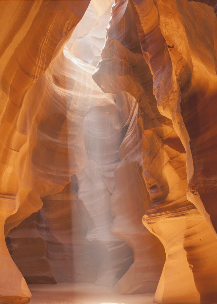 Wandbild ANTELOPE CANYON Einzigartiger Lichtstrahl