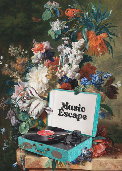 Wandbild Musik Flucht Leinwandbild