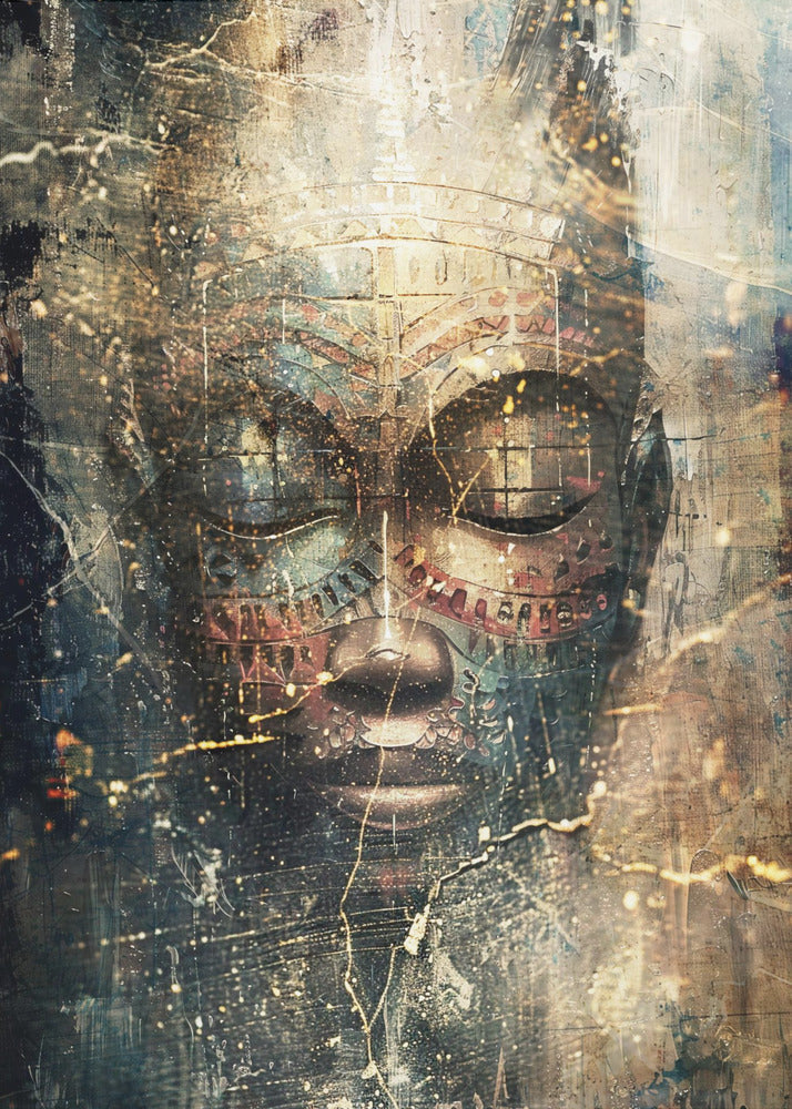 Wandbild Afrikanische Kunst Illustration Wandkunst 111