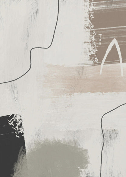 Wall art Earthly shapes