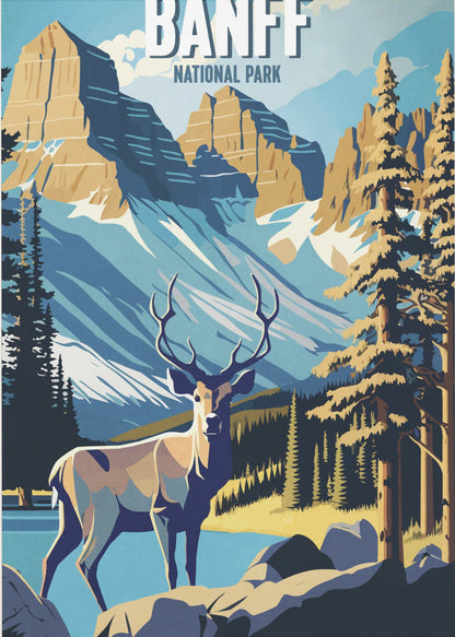 Wandbild Nationalpark Banff