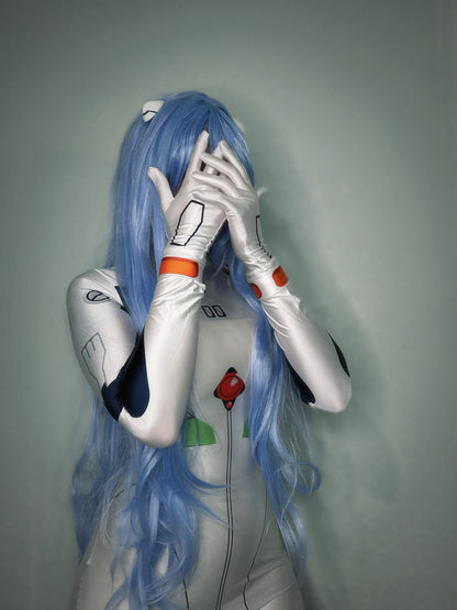 Anime Style Spandex Cosplay Bodysuit Plug Suit Halloween Costume Zentai