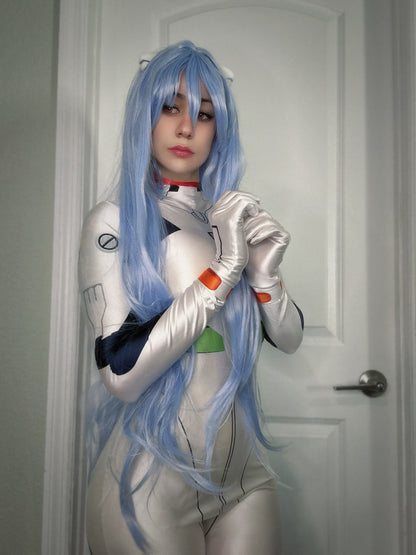 Anime Style Spandex Cosplay Bodysuit Plug Suit Halloween Costume Zentai