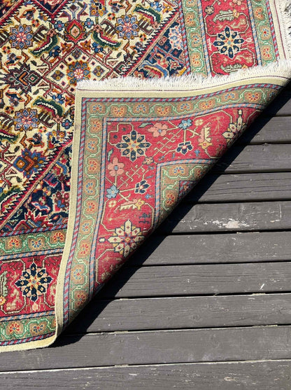 Romanian Tabriz Rug | 7' 4" x 10' 10"