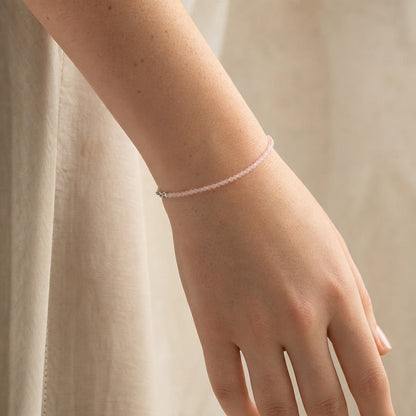 Rose Quartz Bracelet - 2-3mm